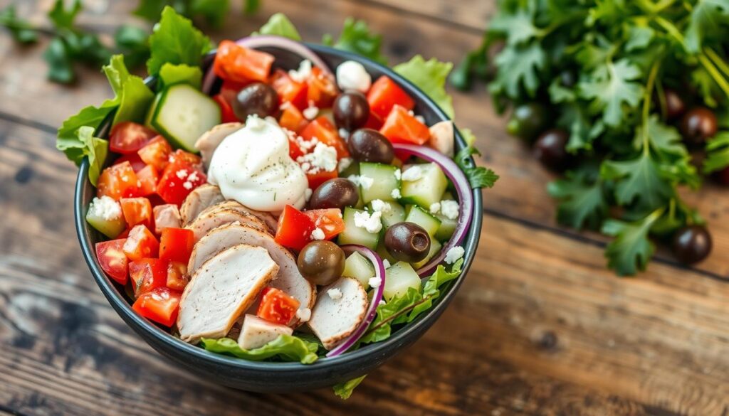 Low-Carb Recipes Turkey Gyro Bowls