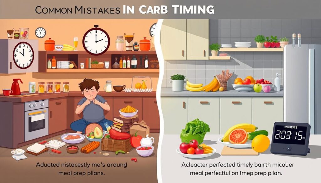 common mistakes in carb timing