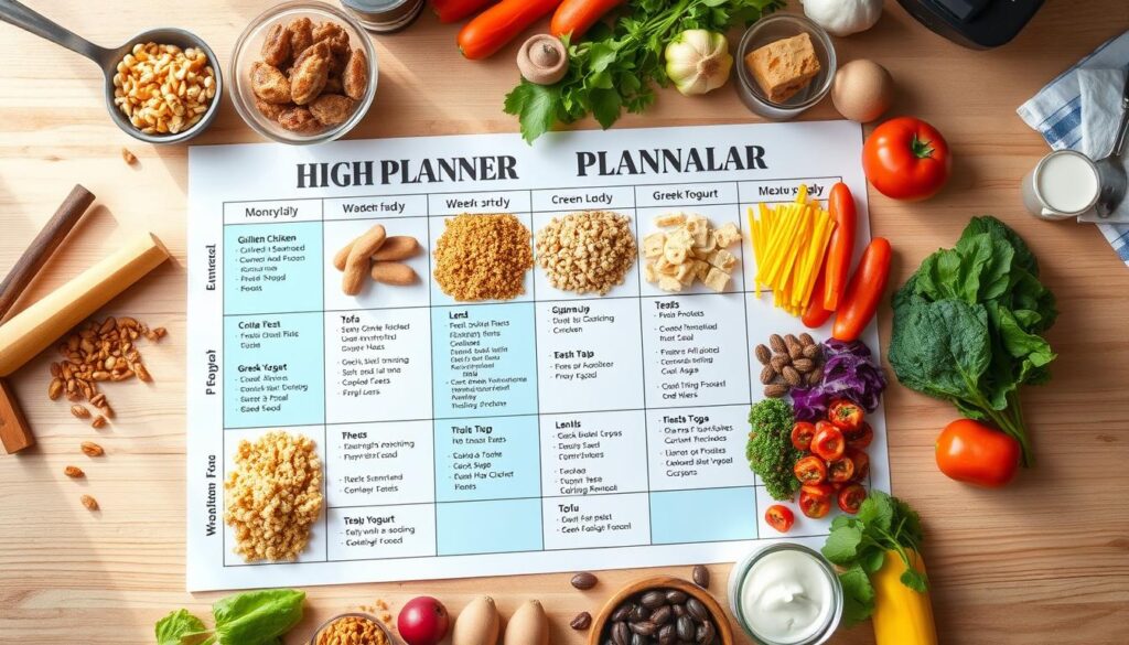 high protein meals planning