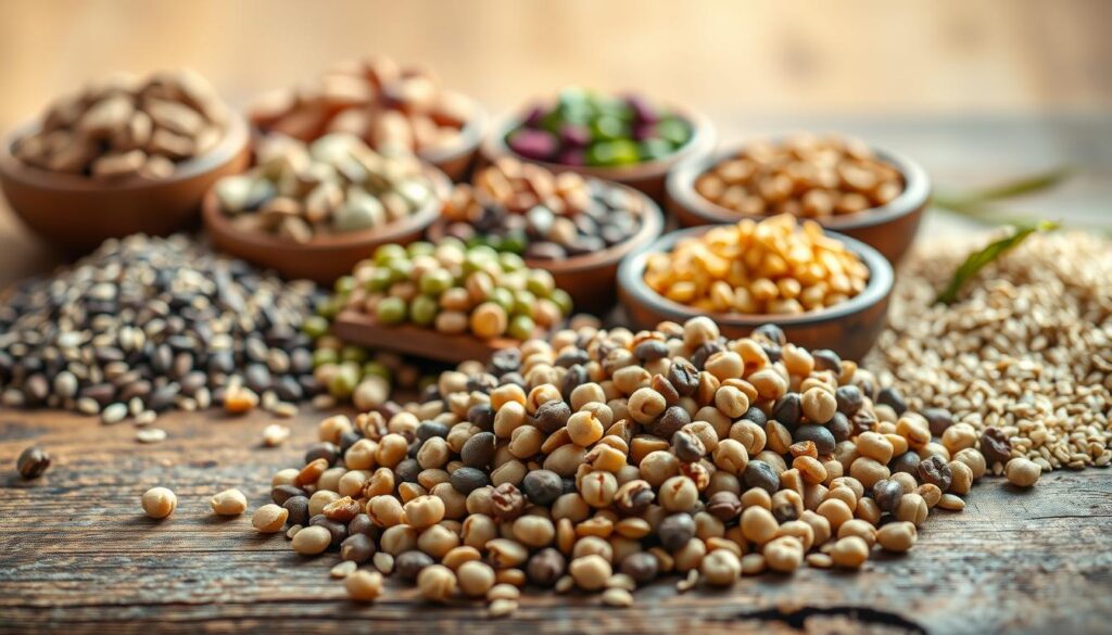 legumes and seeds for fiber